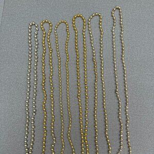 6 pack beaded decorative necklace and sweater necklace bundle